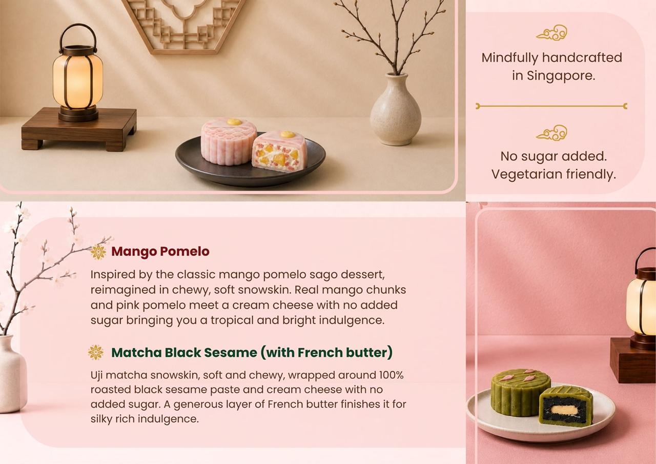 *No added sugar* Snowskin Mooncakes
