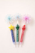 Candles and tassel toppers set